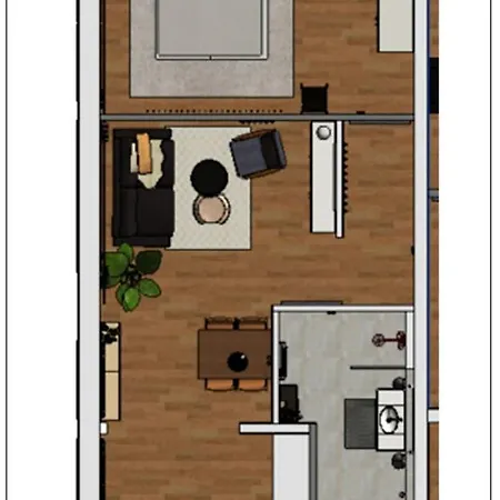Q-Stall Apartments, Apartment Q3 아파트 *